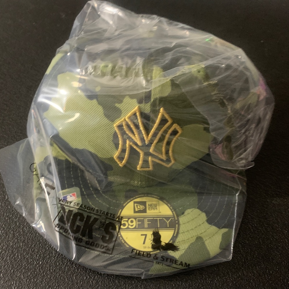 New Era Men's Armed Forces Day 2022 New York Yankees Camo 59Fifty City Fitted - Picture 4 of 7